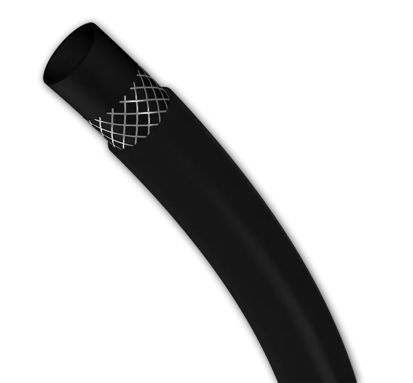 Шланг ПВХ поливочный армированный Родничок-Люкс 3/4" 20м (черный)