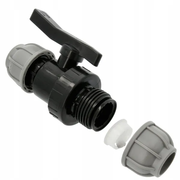 Кран шаровый компрессионный BRADAS КРБ-4 25 х 25