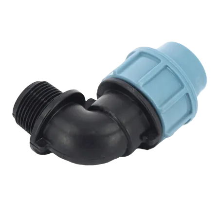 Колено компрессионное (угол) Unidelta 25 х ½" с наружной резьбой