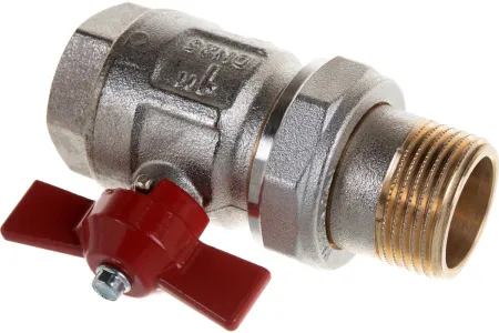 Кран шаровый IDEAL для коллекторов 1"